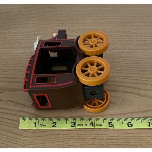 Fisher Price Trio Blocks Western Toy Stagecoach With Cowboy Figures Pretend Play - Picture 8 of 8